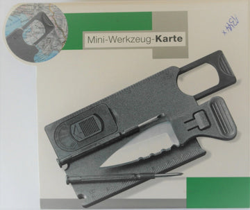 Mini-Werkzeugset Messer mit Lupe (12Stk.)