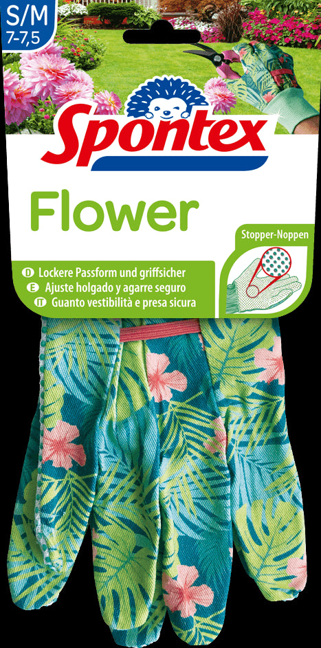 Gartenhandschuhe Spontex Flower  SB-Karte (30Stk.)