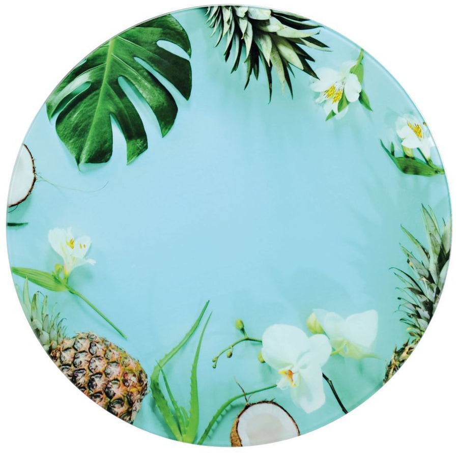 Schneid- und Servierplatte, Glas, Tropical Summer (5Stk.)