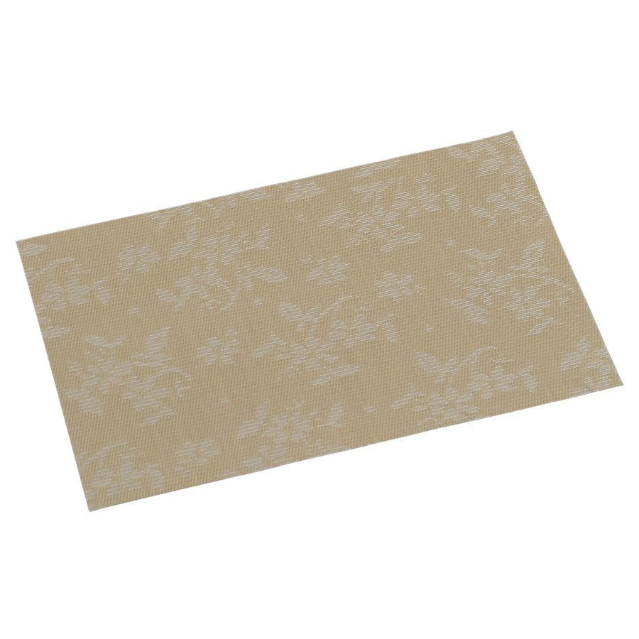 Platzset, Kunststoff, PVC, flora-beige - feinmaschig (10Stk.)