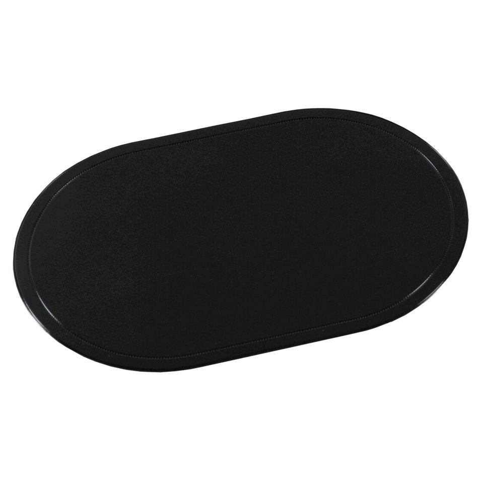 Platzset, Vinyl, PVC, Farbe: schwarz (10Stk.)