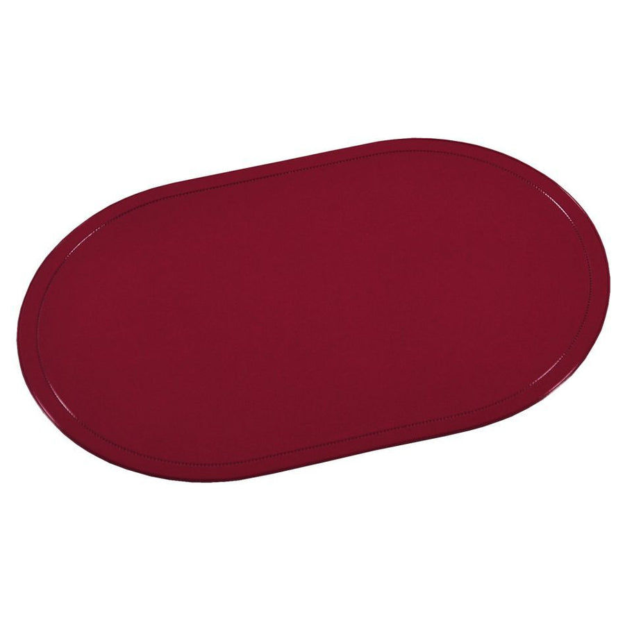 Platzset, Vinyl, PVC, Farbe: bordeaux-rot (10Stk.)