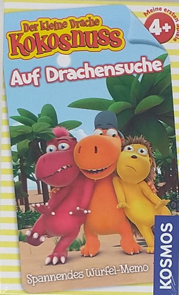 Der kleine Drache Kokosnuss - Mitbringspiel, Würfel-Memo, Auf Drachensuche Kosmos 711443 -  (6Stk.)