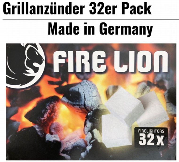 Pal   Grill u. Kohlenanzünder  32er FIRE LION (2016Stk.)