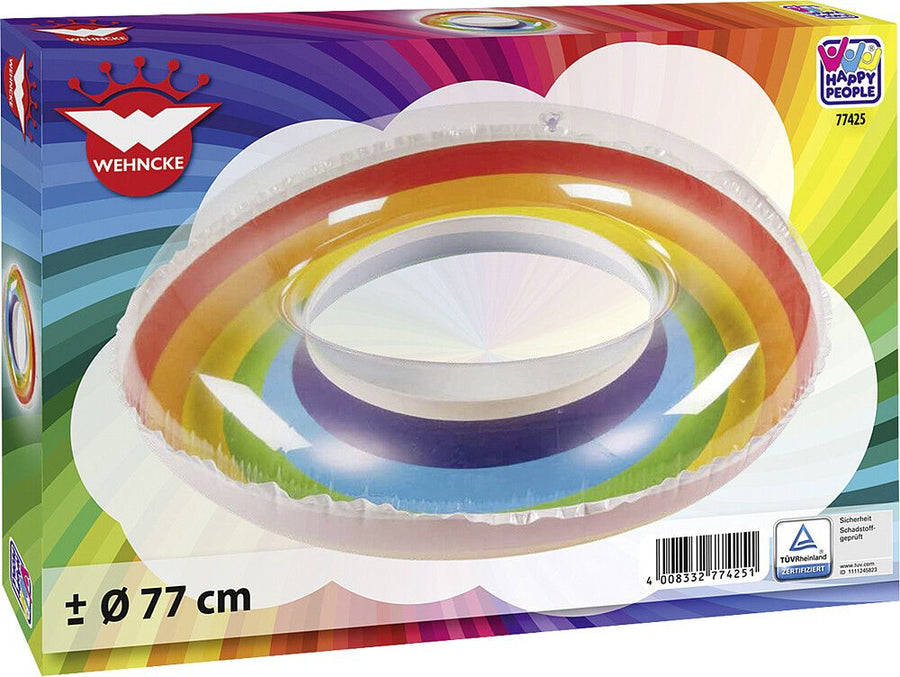 Schwimmring Regenbogen 77cm groß (21Stk.)