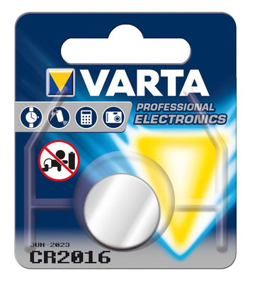 VARTA ELECTRONICS CR2016 1er  Knopfcelle SB-Karte V2016 Knopfzelle (10Stk.)