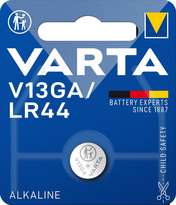 Varta V13GA LR44 125mAh 1,5V 1-er Blister VARTA ELECTRONICS (10Stk.)