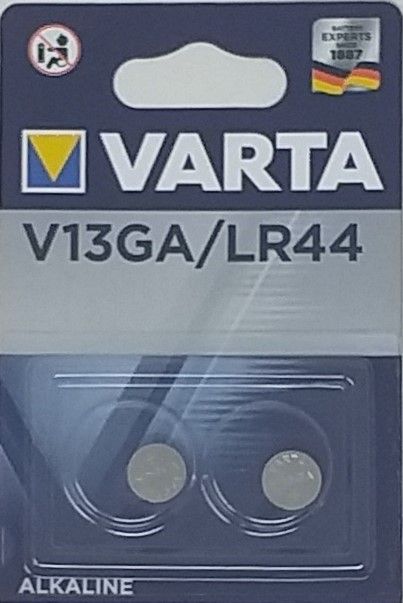 Varta V13GA LR44 125mAh 1,5V 2-er Blister VARTA ELECTRONICS (10Stk.)