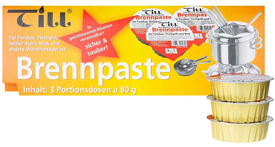 Sicherheitsbrennpaste  80g  3er Dose Nachfüller  (24Stk.)