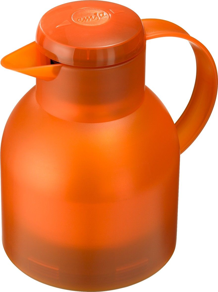 Isolierkanne SAMBA  1,0L  EMSA Orange transl.  UVP 17,99€ Quickpress (2Stk.)