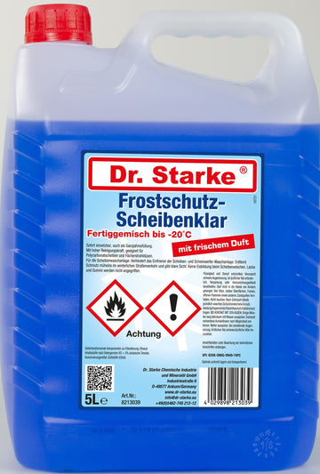 Scheibenfrostschutz -20°C - 5 ltr.  Scheibenklar Dr. Starke (3Stk.)