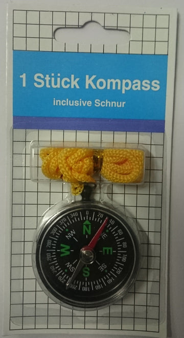 Kompass  inclusive Umhängeschnur  SB-Karte (24Stk.)