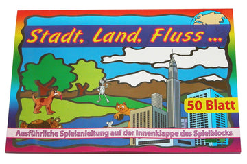 Spielblock "Stadt, Land, Fluss" (72Stk.)