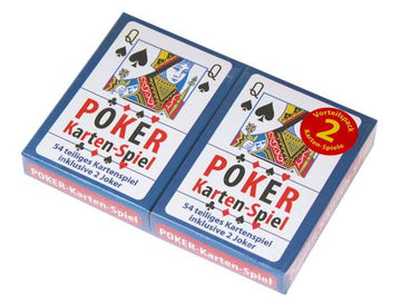 Pokerkarten 2er Set je 54 Karten (36Stk.)