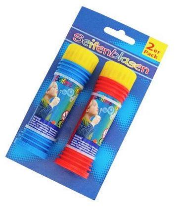 Seifenblasen mit Geduldsspiel, ca. 50 ml, 2er Set auf Blisterkarte (30Stk.)