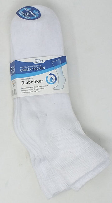 Diabetikersocken  3er Set unisex Kreislauffreundlich Grössen sort. (8Stk.)