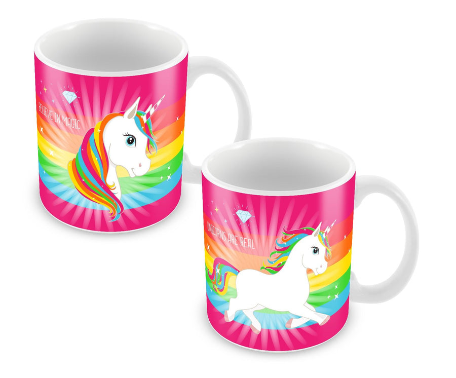 Kaffeebecher XXL "Einhorn", 2/s, ca. 800ml, 13x11cm (24Stk.)