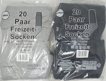 Freizeitsocken 20er Pack  ( Tennissocken) (1Stk.)