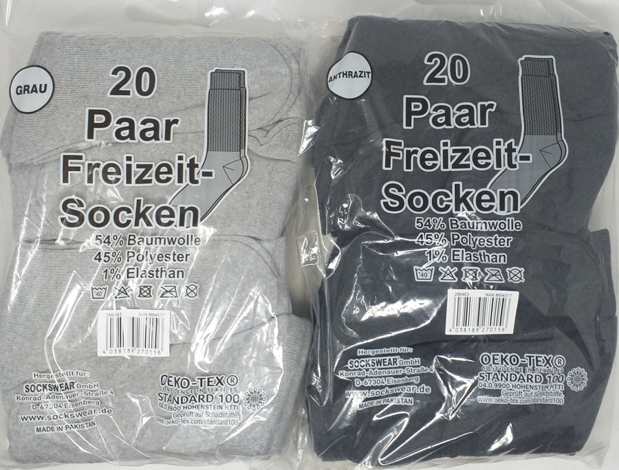 Freizeitsocken 20er Pack  ( Tennissocken) (1Stk.)