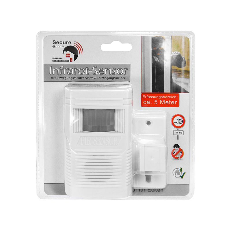 Bewegungsmelder Alarm 105DB (12Stk.)