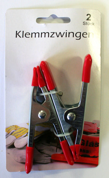 Klemmzwingen, 2er Pack  ca. 10,5cm x 4,8cm SB-Karte (48Stk.)