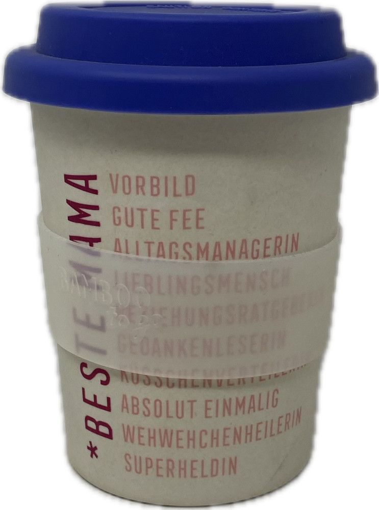 Bamboobecher   "BESTE MAMA"               Coffee to go Grafikwerkstatt Bielefeld (5Stk.)