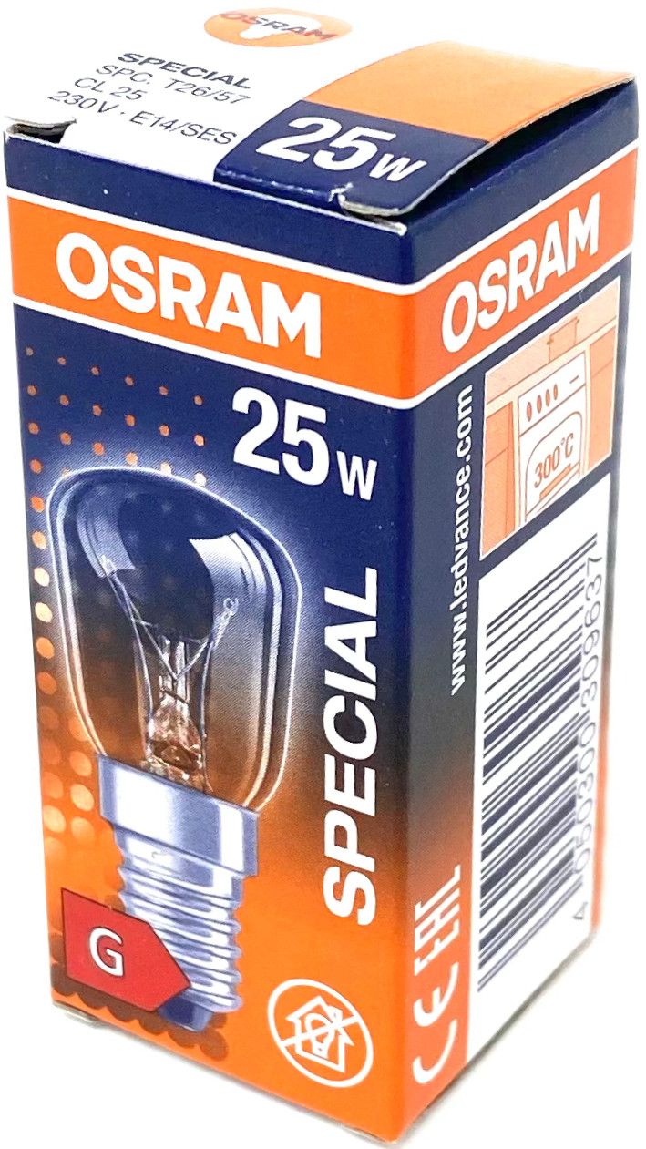 Kühlschrankbirne 1er KLAR OSRAM 25W  E14 OSRAM (10Stk.)