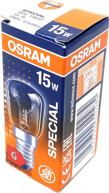 Kühlschrankbirne 1er KLAR OSRAM 15W  E14 OSRAM (10Stk.)