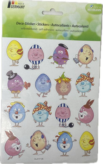 Dekosticker Frühjahr + Ostern  sortiert BH 4117 (10Stk.)