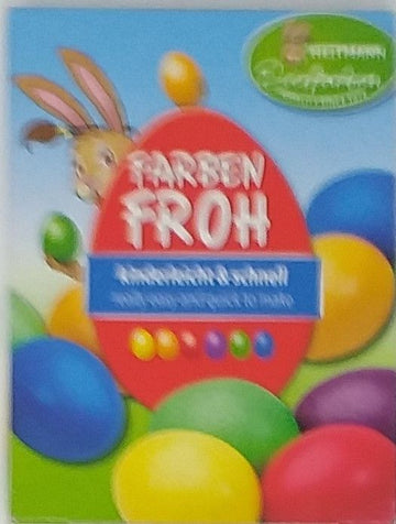 HTM. Farbenfroh Eierfarben,  6 fl. Kaltfarben flüssig (10Stk.)