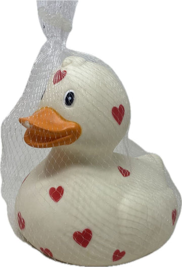 Badeente  23,5cm groß  mit Herzen PAZ  7,99€ (10Stk.)