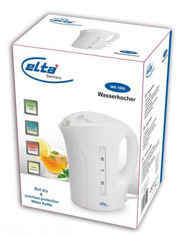 Elta Wasserkocher 1L, 1000W   weiss (1Stk.)