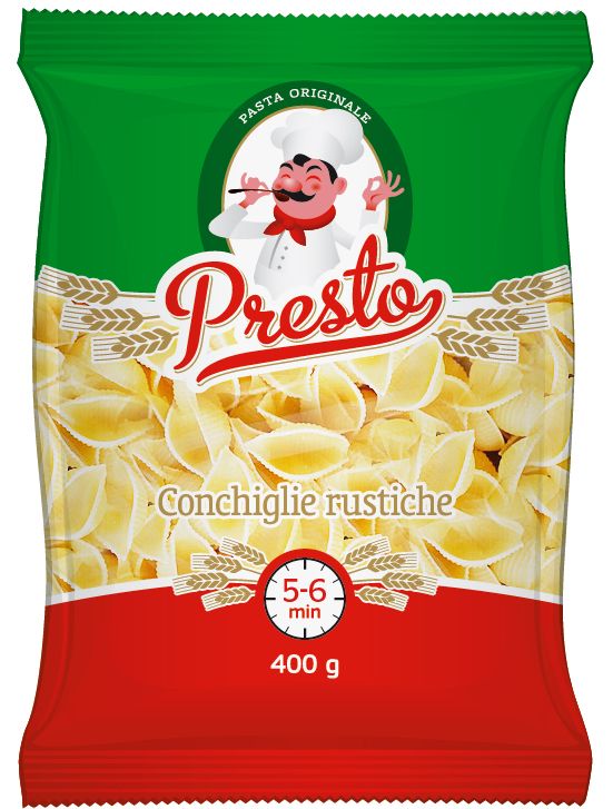 Nudeln Presto 400g  CONCHIGLIE rustiche (20Stk.)