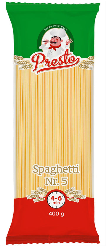 Nudeln Presto 400g Spaghetti  Nr. 5 (30Stk.)