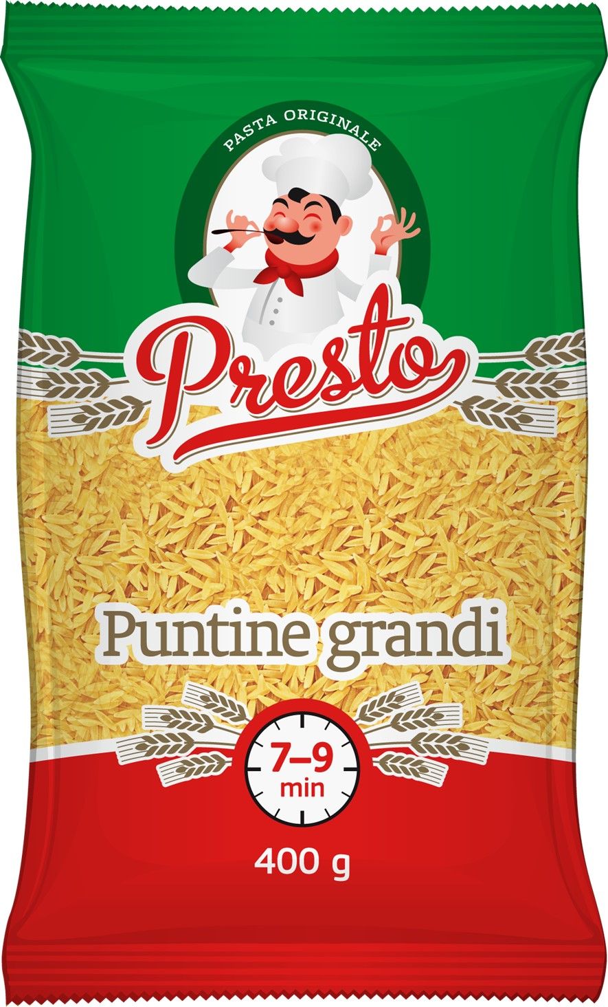 Nudeln Presto 400g  Puntine grandi (30Stk.)