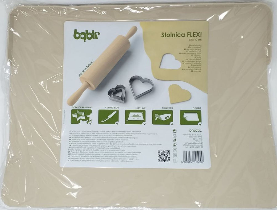 Backunterlage   Silikon  beige  flex  52x40cm (6Stk.)