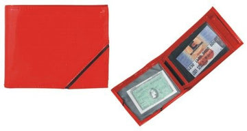 Geldbörse rot Modern PVC Lack  12x10cm  mehrere Geld und Ausweisfächer Portemonaie rot lack (20Stk.)