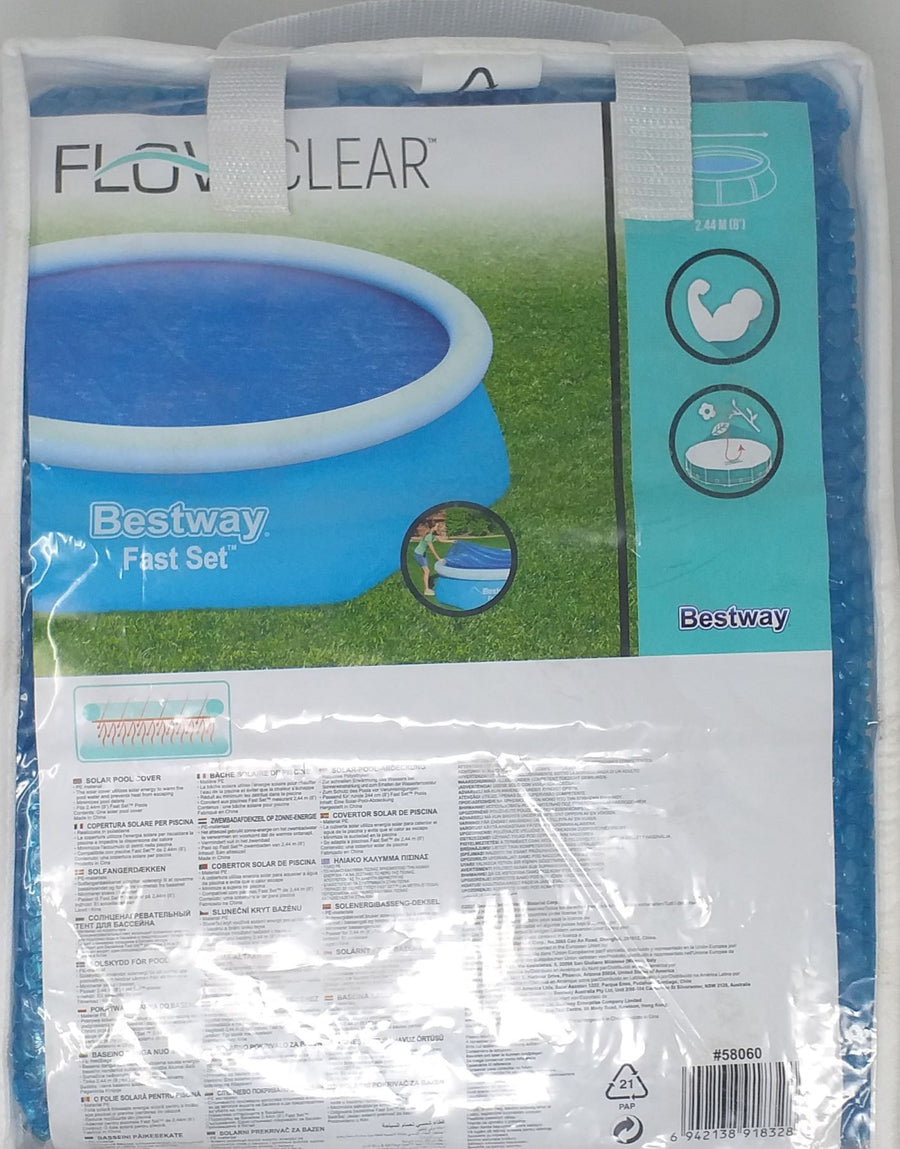 Pool Abdeckung   244cm  rund Flow Clear (1Stk.)