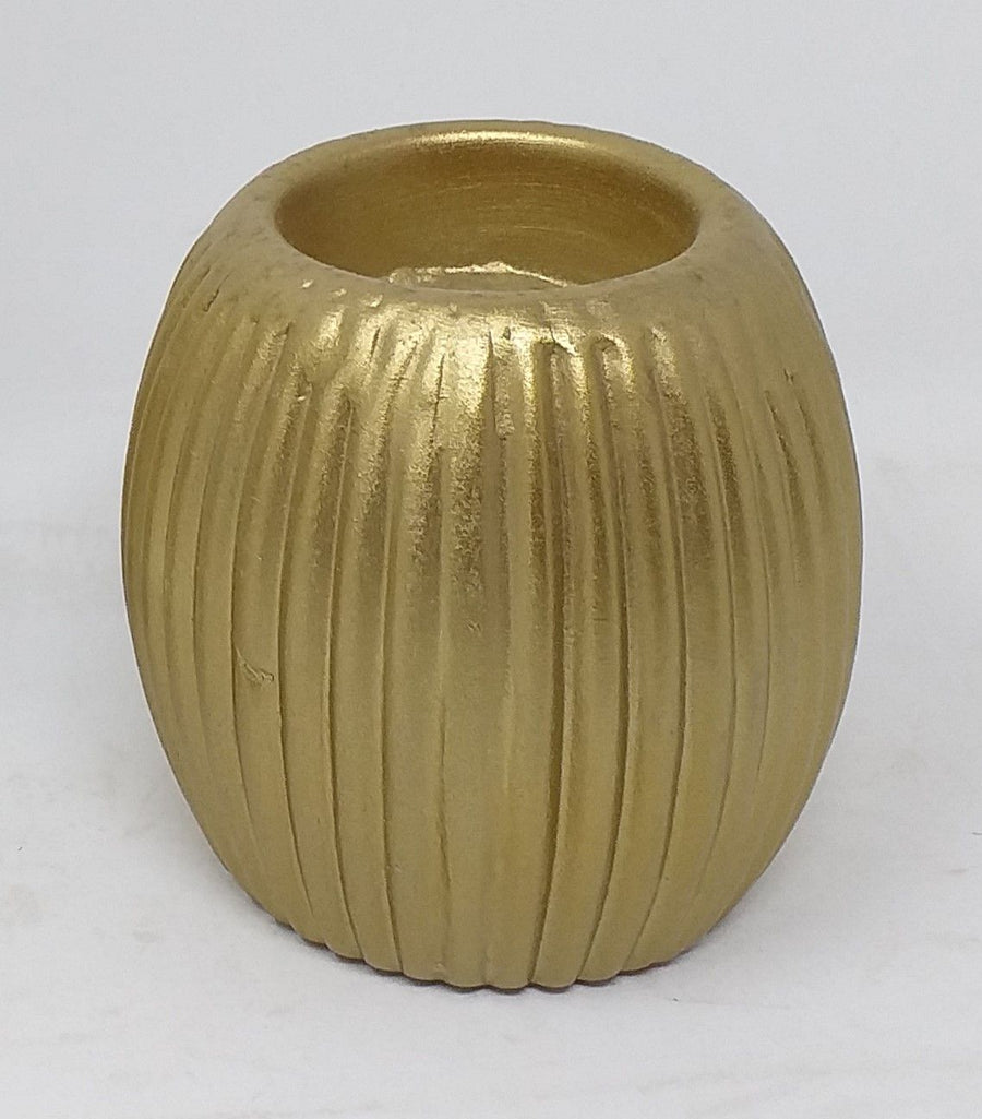 Teelichthalter gold klein 8,5cm x 8,5 (12Stk.)