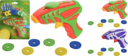 Disc Shooter Pistole 15CM 2fach sortiert (12Stk.)