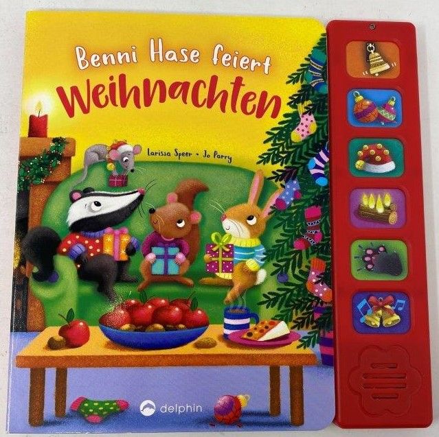 Weihnachtsbuch Benni Hase mit Sound (10Stk.)